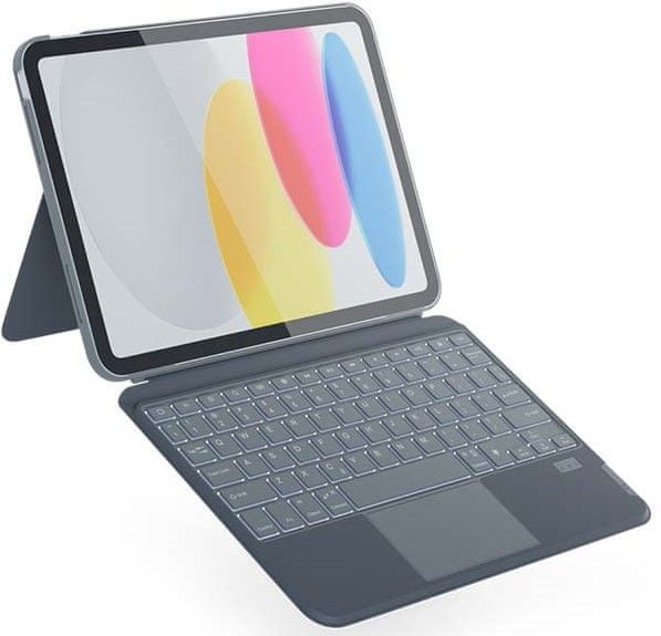 EPICO Klávesnica s obalom pre Apple iPad 10,2" – ČEŠTINA/sivá, 43811101300009